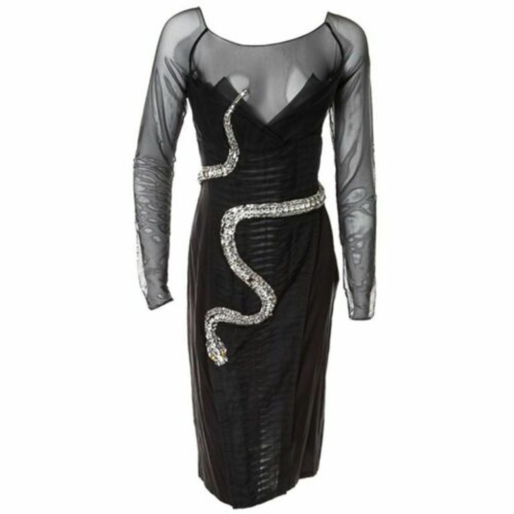 EXQUISITE GUCCI SNAKE DRESS BY TOM FORD GUCCI